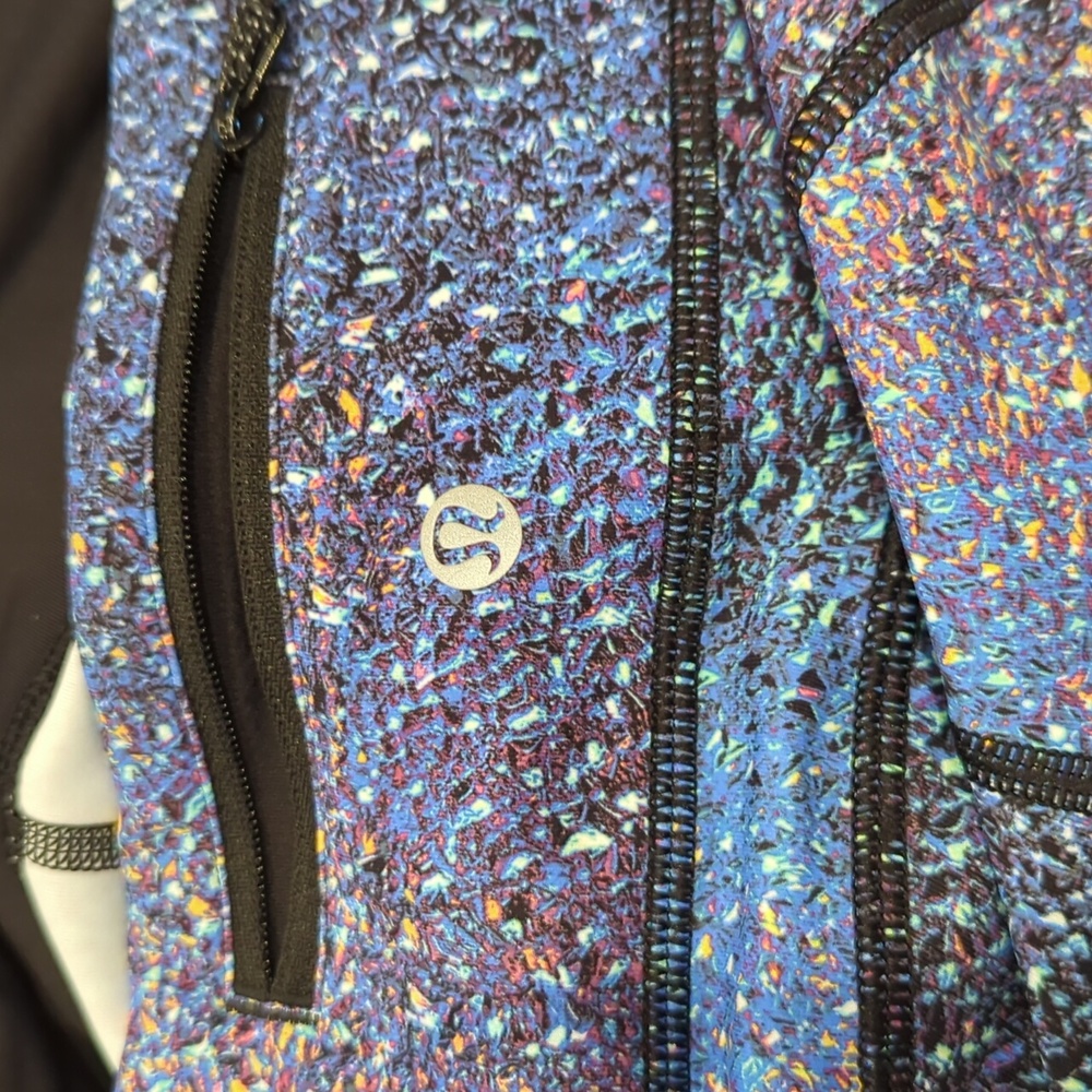 🦄 RARE Lululemon Speed Tight V Strive Multi Mermaid Black 28" - Picture 9 of 14